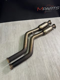 01-06 BMW E46 M3 Midpipe Section 1 Exhaust Status Gruppe Dual Resonated