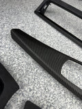 13-18 BMW F30 330 335 F80 M3 FRONT DASH CENTER CONSOLE DOOR TRIMS PANELS