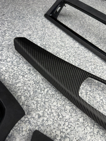 13-18 BMW F30 330 335 F80 M3 FRONT DASH CENTER CONSOLE DOOR TRIMS PANELS