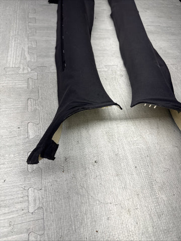 2001-2006 BMW M3 E46 Coupe Front Left Right A Pillar Trim Cover Black OEM