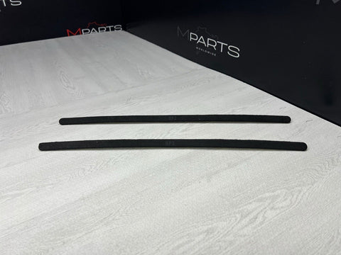 GENUINE BMW E46 A Pillar Interior Cover Trims Strips Black SET Used 51432699056