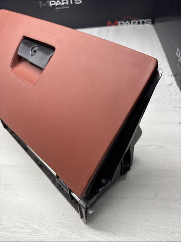 BMW 07-13 E92 M3 Extended Fox Red Leather Glove Box Glovebox Storage Compartment