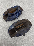 BMW 15-20 F80 F82 F83 M3 M4 Front Brake Calipers OEM Blue