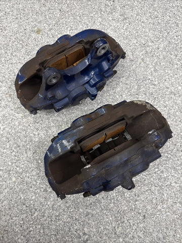 BMW 15-20 F80 F82 F83 M3 M4 Front Brake Calipers OEM Blue