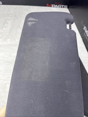 01-06 BMW E46 M3 Coupe Left Right Sun Visors Shade Mirror Black OEM Pair