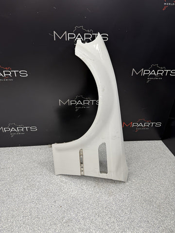 01-06 BMW E46 M3 Left Driver Fender Alpine White *Bent / Dent