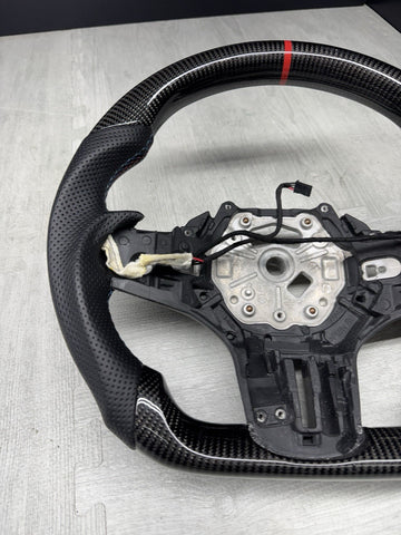 BMW 21-24 G80 G82 G83 M3 M4 Carismo Carbon Fiber Steering Wheel Tri Stitch AUTO