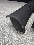 01-06 BMW E46 M3 Convertible Rear Top Lateral Trim Panel Pair Black OEM *notes*