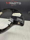 OEM 01-06 BMW E46 M3 Upper Lower Steering Wheel Trim Cover Plate Black