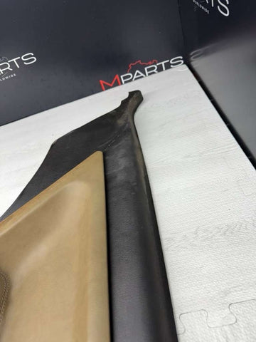 BMW OEM E36 M3 95-99 Left Driver Rear Magma Leather Door Card Panel 2489025