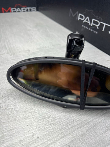 01-06 BMW E46 M3 Rearview Rear View Oval Mirror *Damage