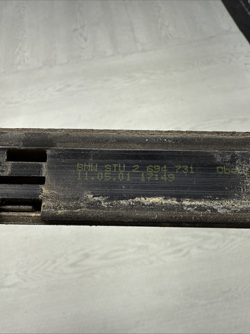 01-06 BMW E46 M3 3-Series Rear Left Quarter Moulding 2694731 Carbon Black