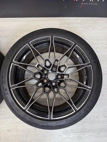 BMW 21-25 G80 G82 G83 M3 M4 FACTORY OEM 826M COMPETITION STOCK RIMS WHEELS