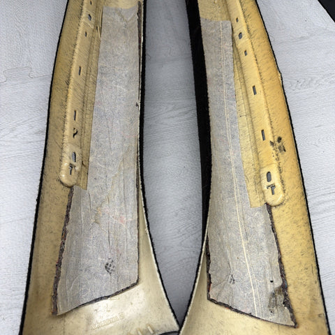 2001-2006 BMW M3 E46 Coupe Front Left Right A Pillar Trim Cover Black OEM