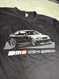 NEW Dynamic Modified Components DMC Tee T Shirt GRAY S54 E46 M3 Design XL XXL