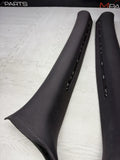 2001-2006 BMW E46 M3 Coupe Front A Pillars Trims Cover Black OEM