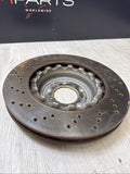 BMW M3 Front Right Cross Drilled Brake Rotor E90 E92 E93 1M Oem 2008-2013
