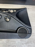 01-06 BMW E46 M3 DRIVER LEFT SIDE DOOR PANEL CARD BLACK OEM