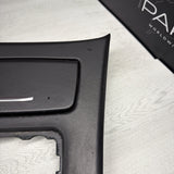 09-13 BMW E90 E92 M3 MANUAL CIC LEATHER CENTER CONSOLE TRIM