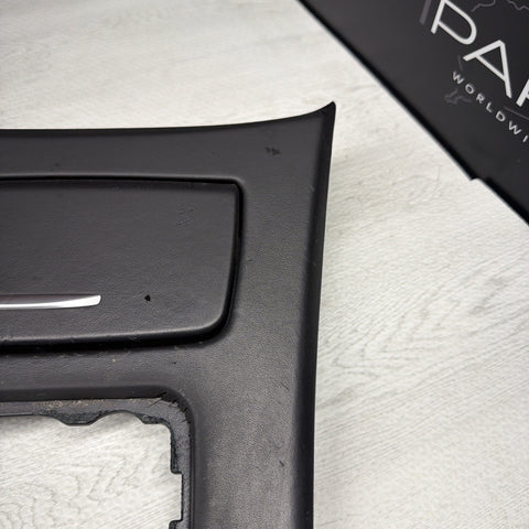 09-13 BMW E90 E92 M3 MANUAL CIC LEATHER CENTER CONSOLE TRIM