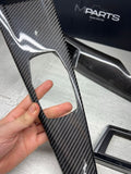 15-20 BMW F80 M3 F82 M4 Carbon Fiber Interior Console Vent Trim Set OEM