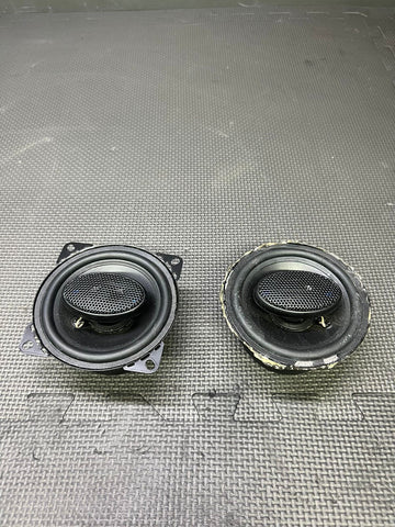 BLAUPUNKT GTX401 4” 4 Way 80W 4 Ohm 90db Coaxial Speakers Pair + Grilles