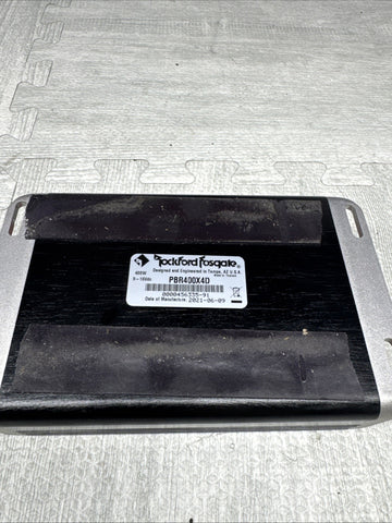 Rockford Fosgate PBR400X4D Punch Series 400W Class-D 4-Channel Amplifier
