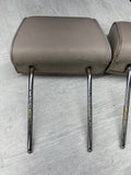 BMW E30 318 325 3 Series Headrests Head Rests Beige Driver and Passenger