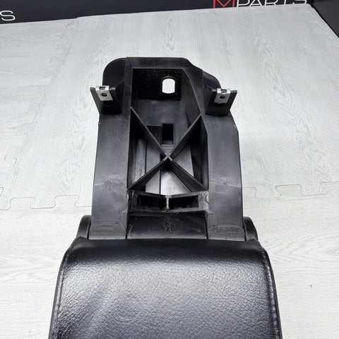 01-06 BMW E46 M3 Center Console Armrest Arm Rest Black Leather *Notes*