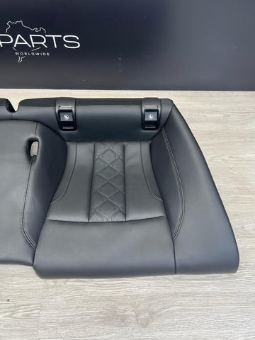 BMW 20-25 F92 M8 Coupe Rear Black Leather Bottom Bench Seat Cushion