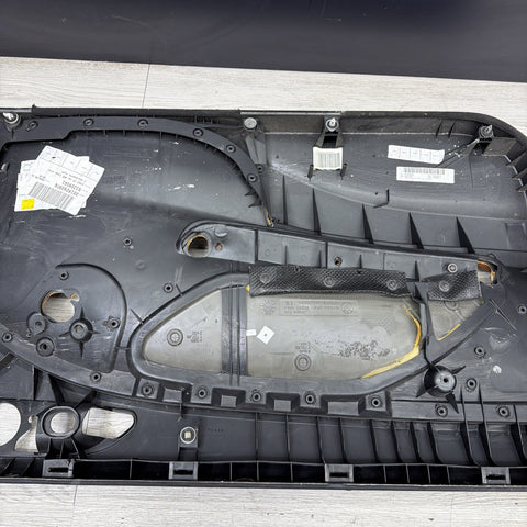 01-06 BMW E46 M3 FRONT RIGHT PASSENGER SIDE DOOR PANEL CARD CINNAMON