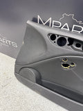 01-06 BMW E46 M3 FRONT PASSENGER RIGHT SIDE DOOR PANEL CARD BLACK OEM