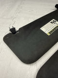 06-10 BMW E60 M5 Black Alcantara Sun Visors 7897609