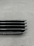 01-06 BMW E46 M3 BLACK Left Driver Fender Vent Grille Grills Trim NO EMBLEM