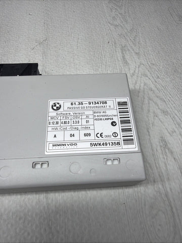 2007-2015 BMW 1/3/5/6 Series X1 Z4 Passive Go Control Unit OEM 61.35-9 134 708