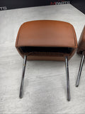 2001-2006 BMW E46 M3 Convertible Cinnamon Rear Headrests Head Rests Pair OEM