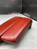 08-13 BMW E92 E90 E93 M3 Armrest Fox Red Leather OEM