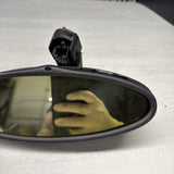01-06 BMW E46 M3 Rearview Rear View Oval Mirror Inner Housing *Notes*