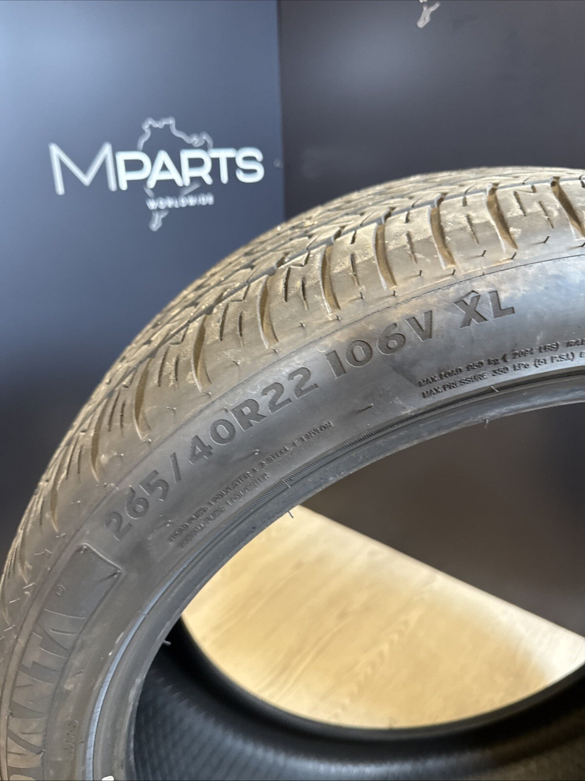 2023 Used Tire 265/40R22 Advanta HP Z-02 106V - 9-10/32 | M Parts