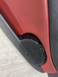 01-06 BMW E46 M3 FRONT LEFT DRIVER SIDE DOOR PANEL CARD IMOLA RED OEM