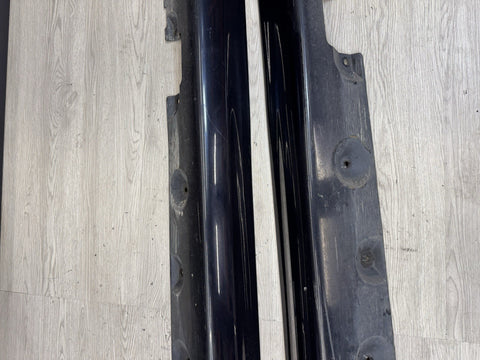 01-06 BMW E46 M3 Rocker Panel Side Skirts OEM Carbon Black *Notes*