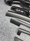 01-06 BMW E46 M3 Convertible Interior Armrests Trim Set Titan Shadow Grey