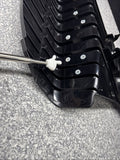 01-06 BMW E46 M3 BLACK DEAD PEDAL KICK PANEL COVER 7902400 *Hairline Crack
