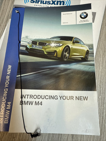 OEM BMW 15-20 F83 M4 CONVERTIBLE OWNERS MANUAL BOOK BOOKS BOOKLETS POUCH