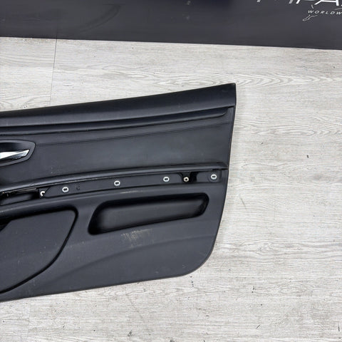 08-13 BMW E92 M3 Original Black Interior Front Right Passenger Door Card Panel