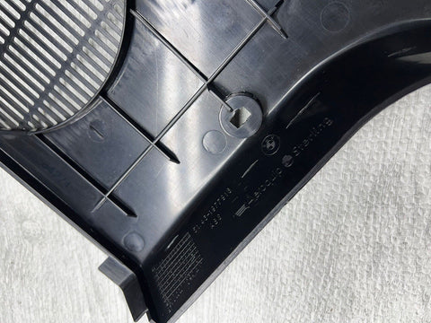 91-99 BMW E36 3 Series M3 Dead Pedal Cover Kick Panels Trims Covers Black OEM