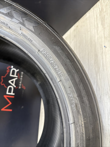 2019 Toyo Proxes RR P305/35ZR18 PXRR Tire Used Once