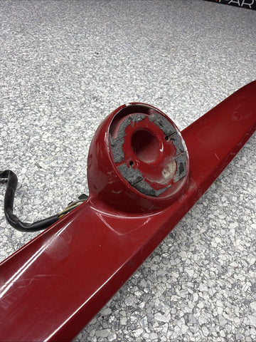 01-06 BMW E46 M3 Convertible Trunk Lid Grip Key Deck Handle Imola Red *Crack*
