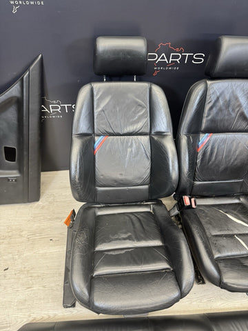BMW E36 M3 318i 325i 328i 95-99 Front Seats Door Panels Interior Black Sedan