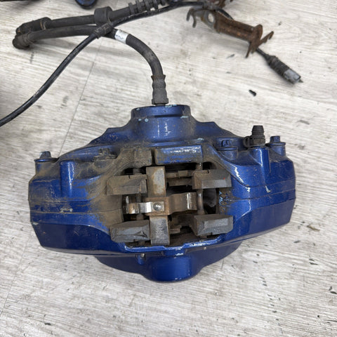 OEM BMW F80 F83 M3 M4 Front Rear 380/370mm Brake Calipers SET Brembo Blue